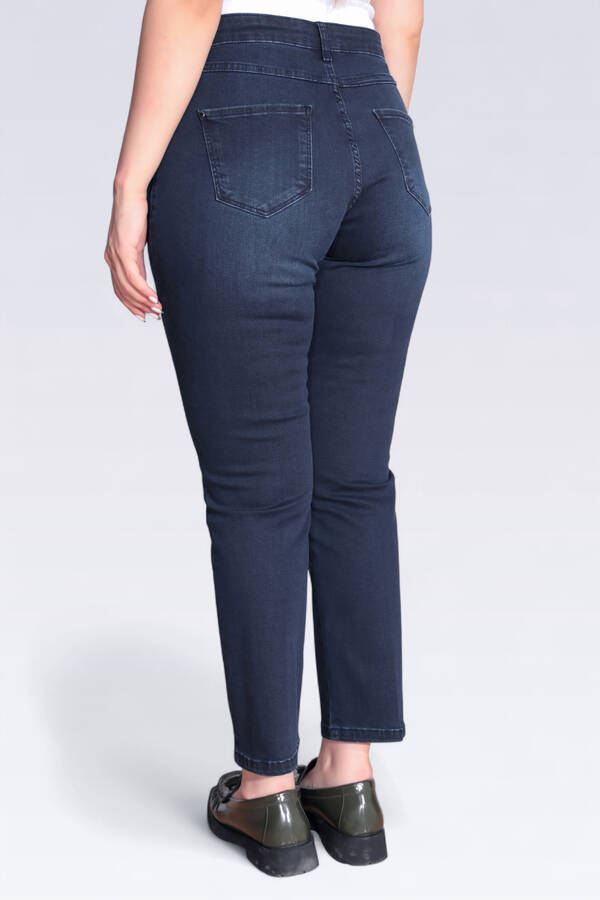 30296 DAR PAÇA BİLEK BOY KOT PANTOLON - 5